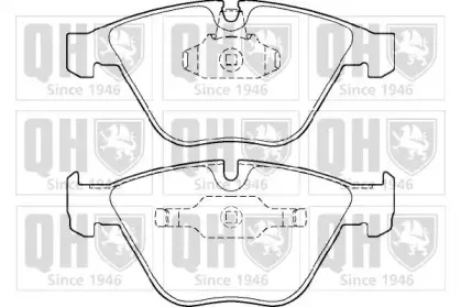 Комплект тормозных колодок, дисковый тормоз QUINTON HAZELL купить