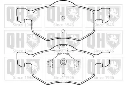 Комплект тормозных колодок, дисковый тормоз QUINTON HAZELL купить
