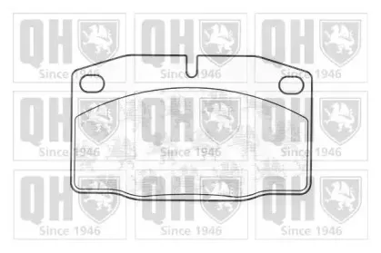 Комплект тормозных колодок, дисковый тормоз QUINTON HAZELL купить