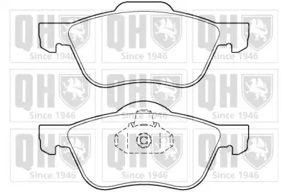 Комплект тормозных колодок, дисковый тормоз QUINTON HAZELL купить