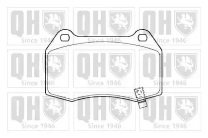 Комплект тормозных колодок, дисковый тормоз QUINTON HAZELL купить