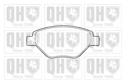 Комплект тормозных колодок, дисковый тормоз QUINTON HAZELL купить