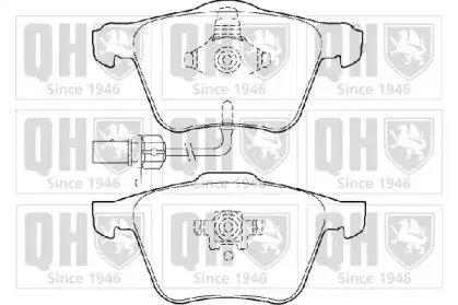 Комплект тормозных колодок, дисковый тормоз QUINTON HAZELL купить