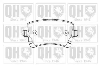 Комплект тормозных колодок, дисковый тормоз QUINTON HAZELL купить