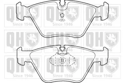 Комплект тормозных колодок, дисковый тормоз QUINTON HAZELL купить