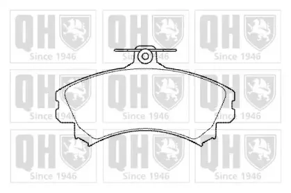 Комплект тормозных колодок, дисковый тормоз QUINTON HAZELL купить
