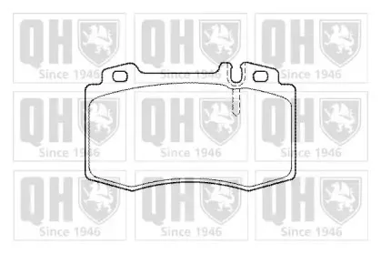 Комплект тормозных колодок, дисковый тормоз QUINTON HAZELL купить
