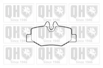 Комплект тормозных колодок, дисковый тормоз QUINTON HAZELL купить
