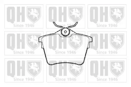 Комплект тормозных колодок, дисковый тормоз QUINTON HAZELL купить