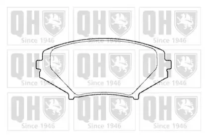 Комплект тормозных колодок, дисковый тормоз QUINTON HAZELL купить