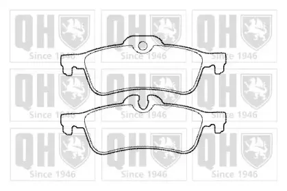 Комплект тормозных колодок, дисковый тормоз QUINTON HAZELL купить