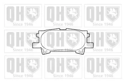 Комплект тормозных колодок, дисковый тормоз QUINTON HAZELL купить