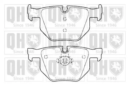 Комплект тормозных колодок, дисковый тормоз QUINTON HAZELL купить