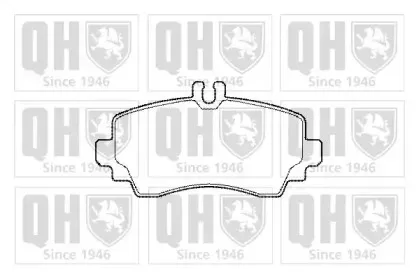 Комплект тормозных колодок, дисковый тормоз QUINTON HAZELL купить