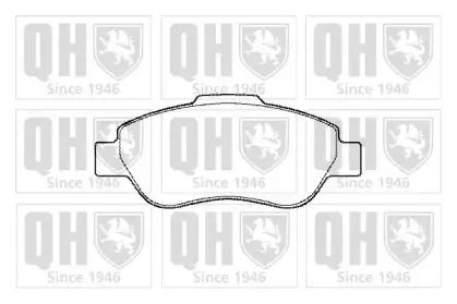 Комплект тормозных колодок, дисковый тормоз QUINTON HAZELL купить