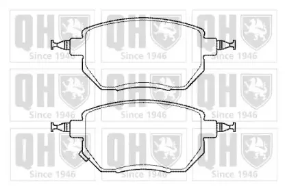Комплект тормозных колодок, дисковый тормоз QUINTON HAZELL купить