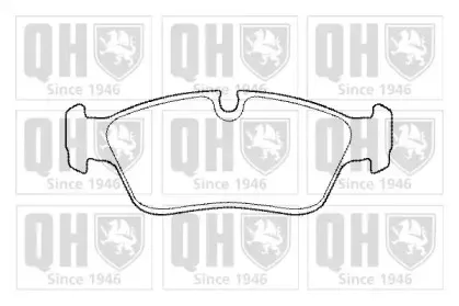 Комплект тормозных колодок, дисковый тормоз QUINTON HAZELL купить
