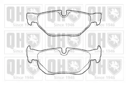 Комплект тормозных колодок, дисковый тормоз QUINTON HAZELL купить