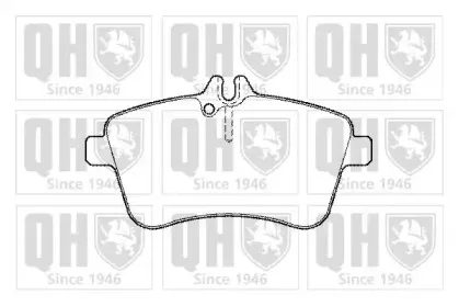 Комплект тормозных колодок, дисковый тормоз QUINTON HAZELL купить