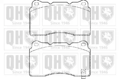 Комплект тормозных колодок, дисковый тормоз QUINTON HAZELL купить