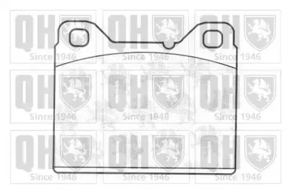 Комплект тормозных колодок, дисковый тормоз QUINTON HAZELL купить