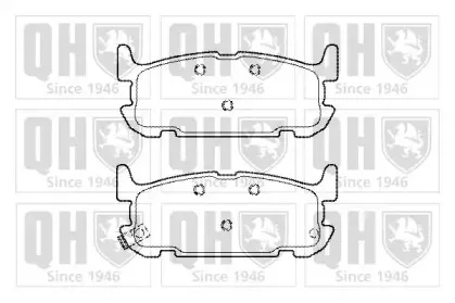 Комплект тормозных колодок, дисковый тормоз QUINTON HAZELL купить