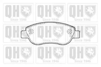 Комплект тормозных колодок, дисковый тормоз QUINTON HAZELL купить