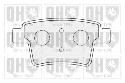 Комплект тормозных колодок, дисковый тормоз QUINTON HAZELL купить