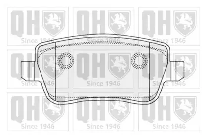 Комплект тормозных колодок, дисковый тормоз QUINTON HAZELL купить