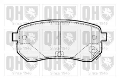 Комплект тормозных колодок, дисковый тормоз QUINTON HAZELL купить