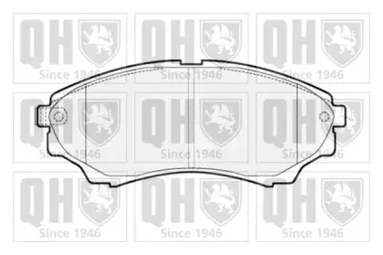 Комплект тормозных колодок, дисковый тормоз QUINTON HAZELL купить