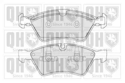 Комплект тормозных колодок, дисковый тормоз QUINTON HAZELL купить