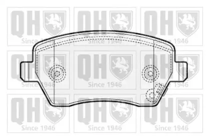 Комплект тормозных колодок, дисковый тормоз QUINTON HAZELL купить