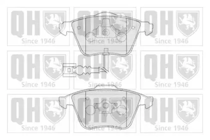 Комплект тормозных колодок, дисковый тормоз QUINTON HAZELL купить