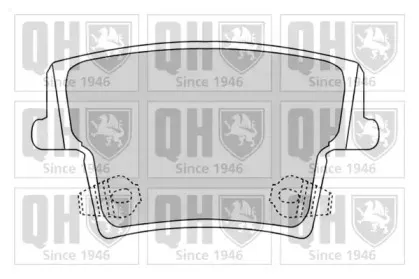 Комплект тормозных колодок, дисковый тормоз QUINTON HAZELL купить
