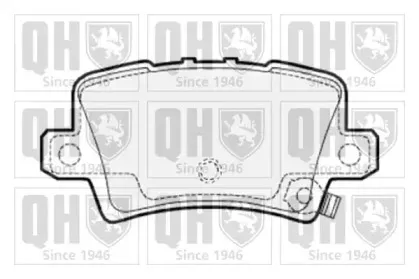 Комплект тормозных колодок, дисковый тормоз QUINTON HAZELL купить