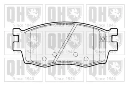 Комплект тормозных колодок, дисковый тормоз QUINTON HAZELL купить