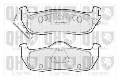 Комплект тормозных колодок, дисковый тормоз QUINTON HAZELL купить