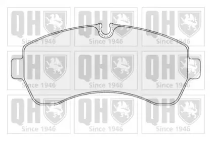 Комплект тормозных колодок, дисковый тормоз QUINTON HAZELL купить