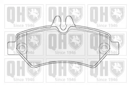 Комплект тормозных колодок, дисковый тормоз QUINTON HAZELL купить
