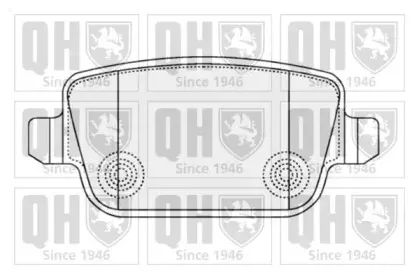 Комплект тормозных колодок, дисковый тормоз QUINTON HAZELL купить