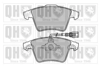 Комплект тормозных колодок, дисковый тормоз QUINTON HAZELL купить