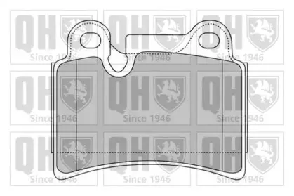 Комплект тормозных колодок, дисковый тормоз QUINTON HAZELL купить