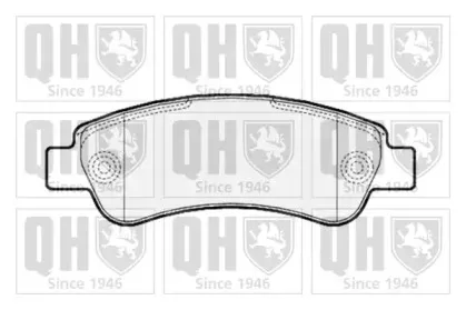Комплект тормозных колодок, дисковый тормоз QUINTON HAZELL купить