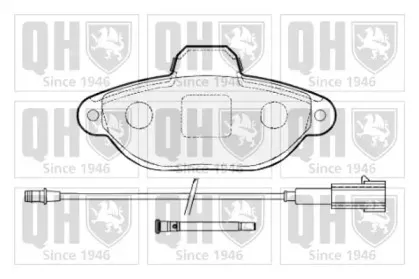 Комплект тормозных колодок, дисковый тормоз QUINTON HAZELL купить