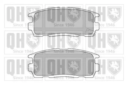 Комплект тормозных колодок, дисковый тормоз QUINTON HAZELL купить