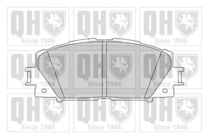 Комплект тормозных колодок, дисковый тормоз QUINTON HAZELL купить