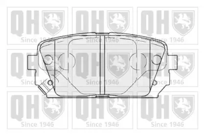Комплект тормозных колодок, дисковый тормоз QUINTON HAZELL купить