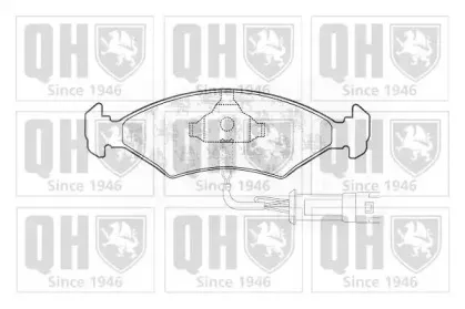 Комплект тормозных колодок, дисковый тормоз QUINTON HAZELL купить
