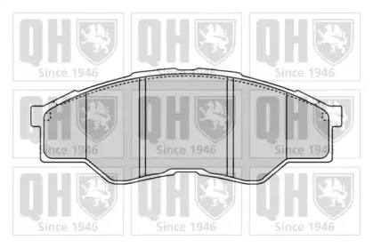 Комплект тормозных колодок, дисковый тормоз QUINTON HAZELL купить